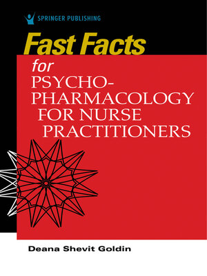 cover image of Fast Facts for Psychopharmacology for Nurse Practitioners